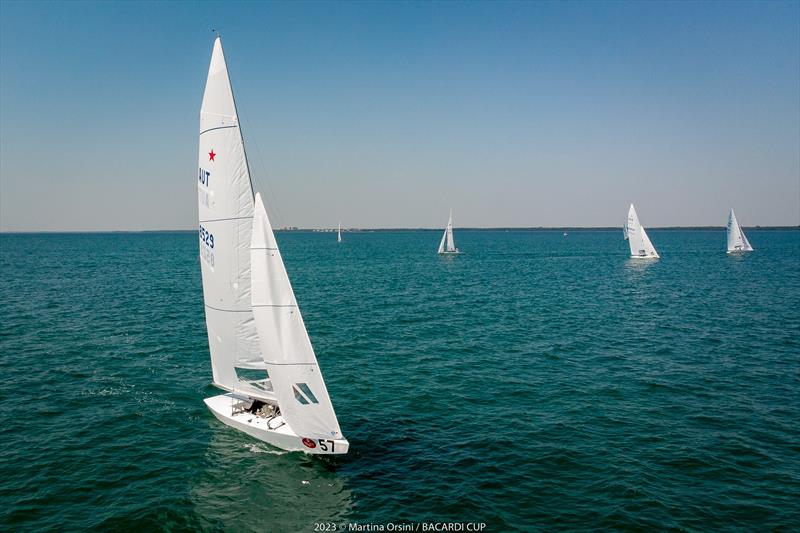 Hans Spitzauer & Christian Nehammer claim the race win on Bacardi Cup Invitational Regatta 2023 Day 3 photo copyright Martina Orsini / Bacardi Cup taken at Coconut Grove Sailing Club and featuring the Star class