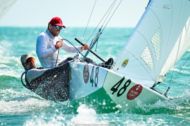 Defending Champions Mateusz Kusznierewicz & Bruno Prada on Bacardi Cup Invitational Regatta 2023 Day 3 photo copyright Martina Orsini / Bacardi Cup taken at Coconut Grove Sailing Club and featuring the Star class