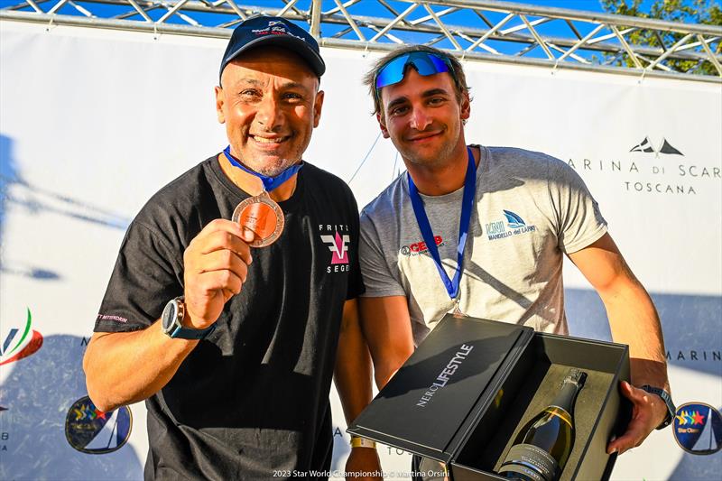 2023 Star World Championship prize giving photo copyright Martina Orsini taken at Yacht Club Isole di Toscana and featuring the Star class