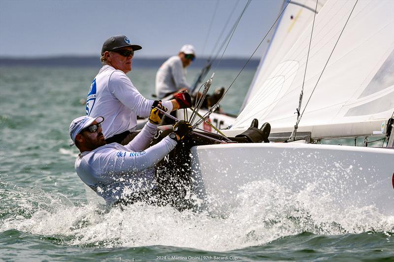 Eric Doyle/Payson Infelise deliver another strong finish - 97th Bacardi Cup photo copyright Martina Orsini taken at Coral Reef Yacht Club and featuring the Star class