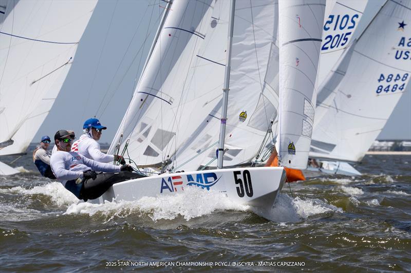 2025 Star North American Championship day 2 photo copyright Matias Capizzano / ISCYRA taken at Pass Christian Yacht Club and featuring the Star class