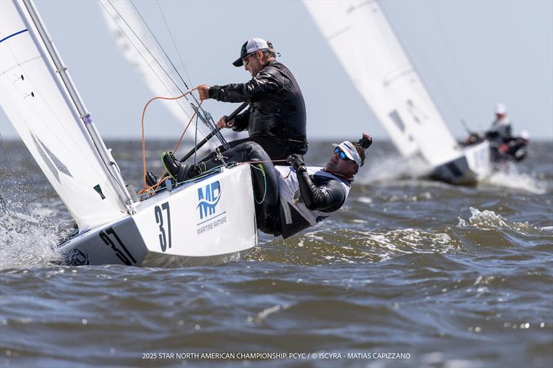 2025 Star North American Championship day 3 photo copyright Matias Capizzano / ISCYRA taken at Pass Christian Yacht Club and featuring the Star class