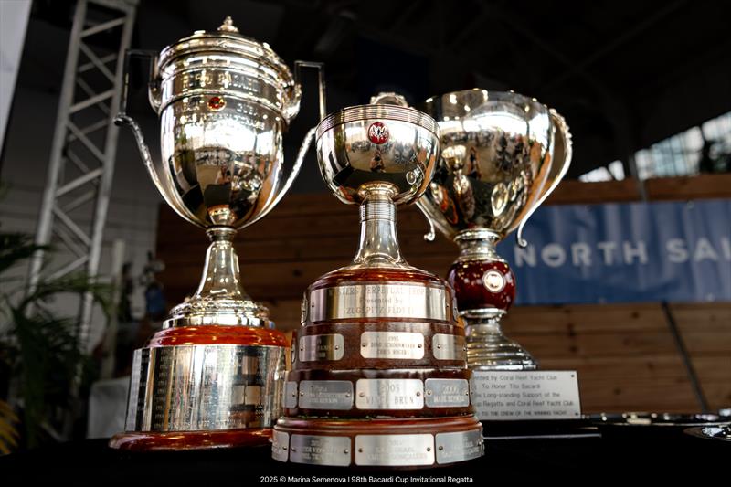 The celebrated Bacardi Cup trophies - photo © Marina Semenova