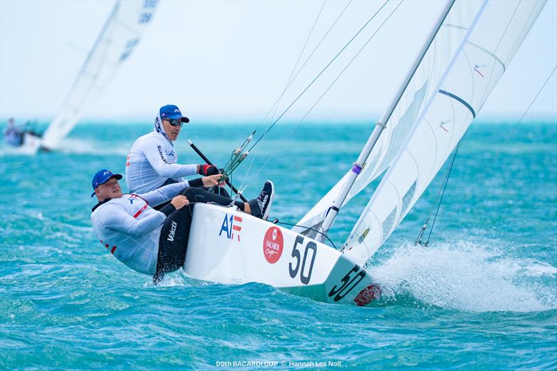 Cayard and Kleen, undefeated after day 3 of the 99th Bacardi Cup photo copyright Hannah Lee Noll taken at Coral Reef Yacht Club and featuring the Star class