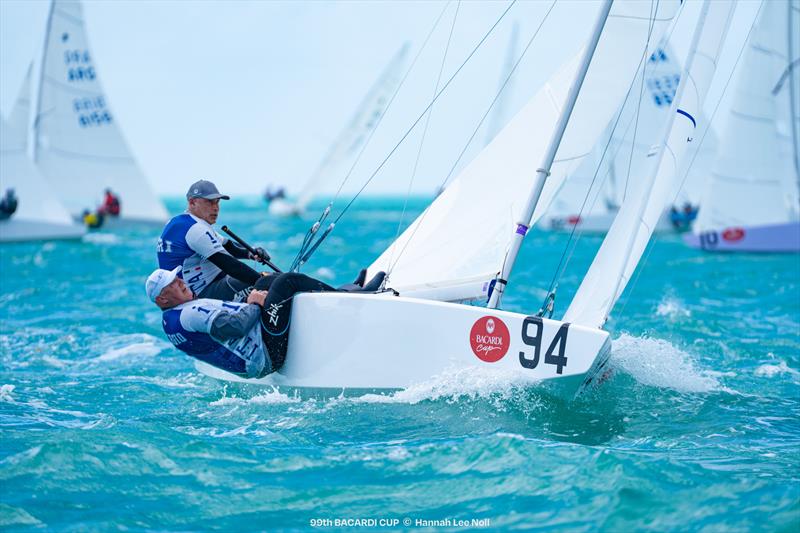 5th Place: Diego Negri/Sergio Lambertenghi (ITA) on day 3 of the 99th Bacardi Cup photo copyright Hannah Lee Noll taken at Coral Reef Yacht Club and featuring the Star class