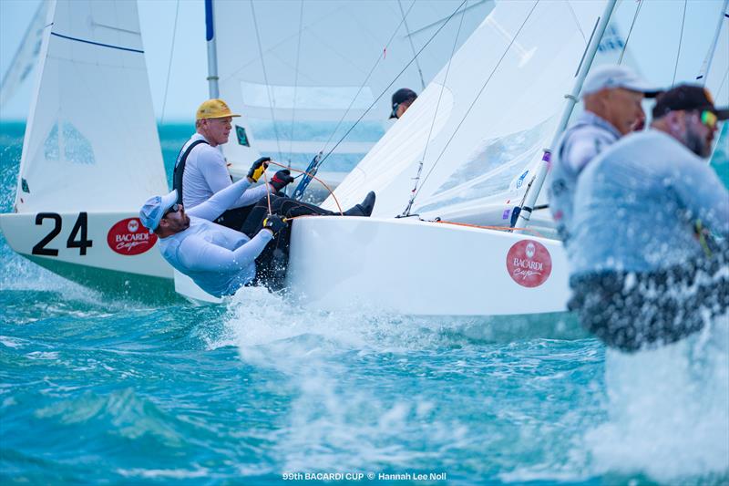 4th Place: Eric Doyle/Payson Infelise (USA) on day 3 of the 99th Bacardi Cup photo copyright Hannah Lee Noll taken at Coral Reef Yacht Club and featuring the Star class