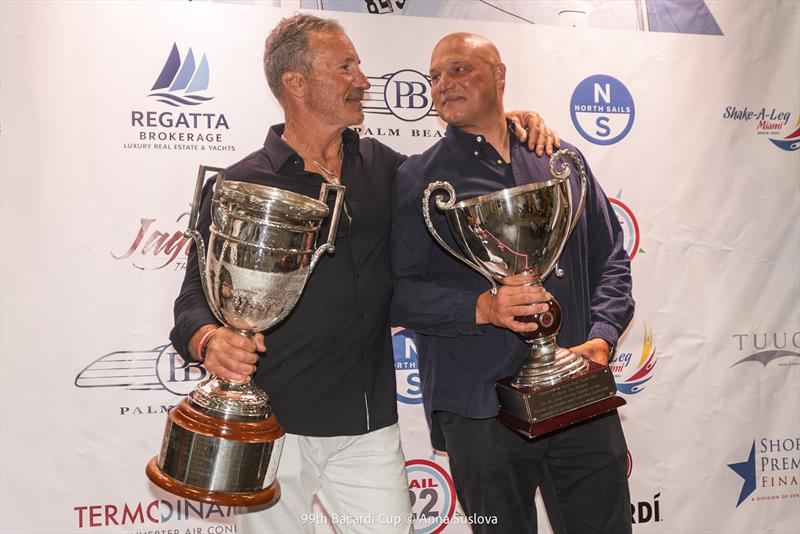 Paul Cayard and Frithjof Kleen win the 99th Bacardi Cup photo copyright Anna Suslova taken at Coral Reef Yacht Club and featuring the Star class