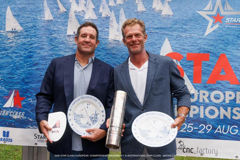 Robert Scheidt and Austin Sperry win the Star Europeans 2026 at Medemblik, The Netherlands - photo © Matias Capizzano / ISCYRA