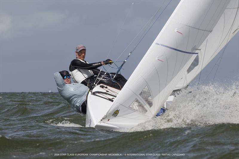 Robert Scheidt and Austin Sperry win the Star Europeans 2026 at Medemblik, The Netherlands - photo © Matias Capizzano / ISCYRA