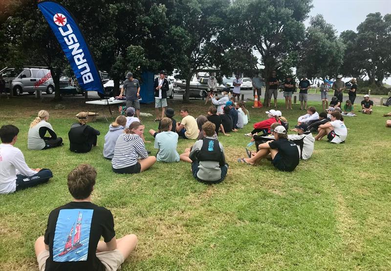 Starling prizegiving took place in nearby Woodall Park - Auckland Starling Championships photo copyright Wakatere BC Media taken at Wakatere Boating Club and featuring the Starling class