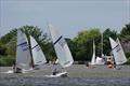 Mark Langston in 2135 leading race 2 during the Streaker open meeting at Waveney & Oulton Broad