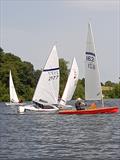 Paul Newman (Streaker, 1621) 3rd overall in the Border Counties Midweek Sailing Series at Shropshire Sailing Club © Keith Marshall
