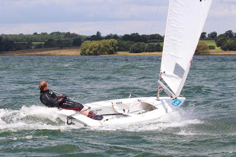 Isaac Marsh was second overall in the Noble Marine Streaker National Championships at Rutland photo copyright Karen Langston taken at Rutland Sailing Club and featuring the Streaker class