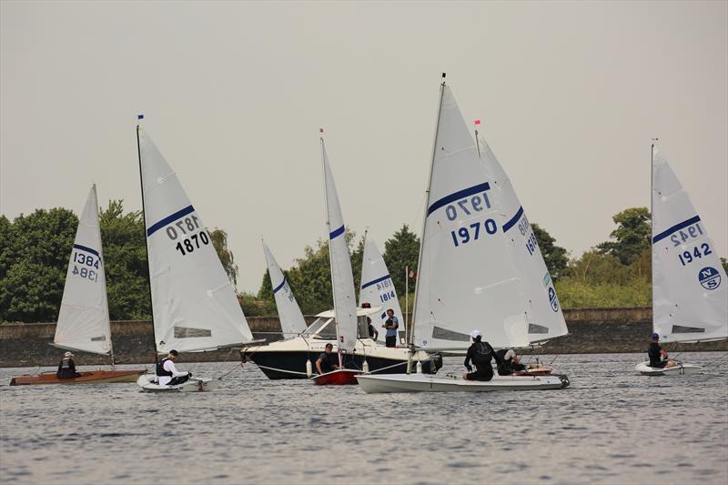 Waiting for the breeze on day 1 of the 2021 Streaker Nationals at Staunton Harold photo copyright Karen Langston taken at Staunton Harold Sailing Club and featuring the Streaker class