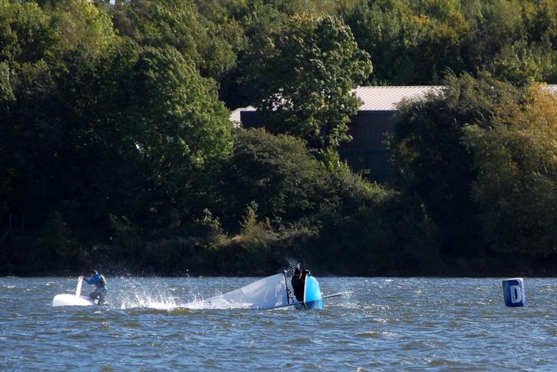 Plenty of spills at the Noble Marine Streaker Nationals at Staunton Harold day 2 - photo © Nick Threadgill