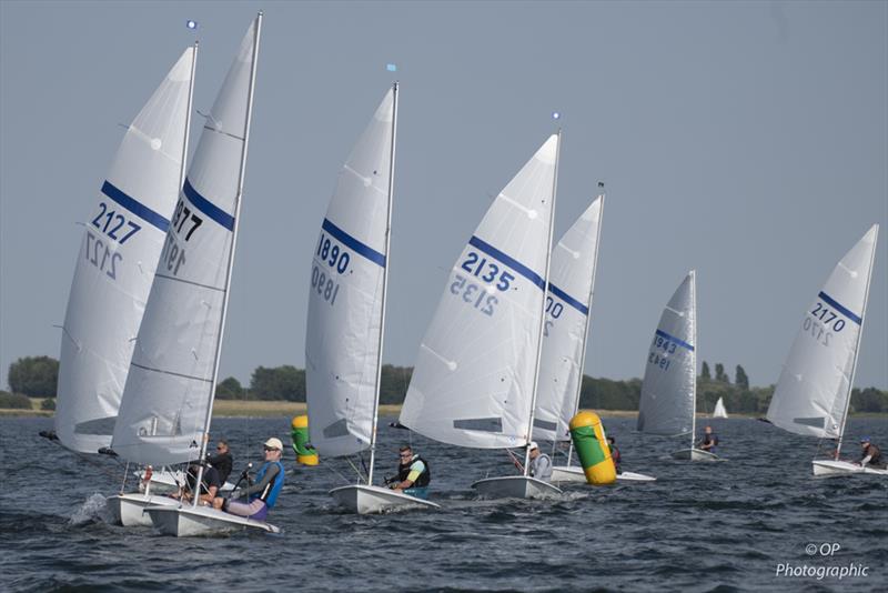 Finish on day 1 of the Noble Marine Streaker Nationals at Grafham Water SC photo copyright Paul Sanwell / OPP taken at Grafham Water Sailing Club and featuring the Streaker class