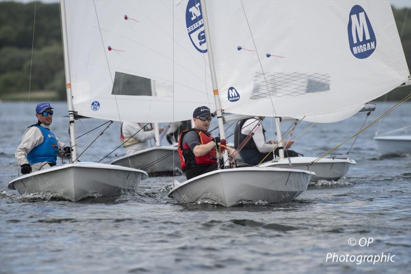 Matt Whitfield ahead of Steve Blackburn in race 4 of the Noble Marine Streaker Nationals at Grafham Water SC photo copyright Paul Sanwell / OPP taken at Grafham Water Sailing Club and featuring the Streaker class