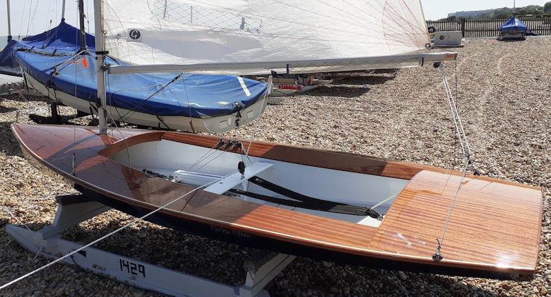 Streaker 1384 'Retro Blue' fully restored and ready to go photo copyright Simon Cory taken at Downs Sailing Club and featuring the Streaker class