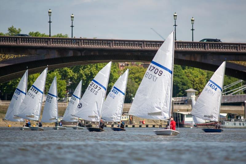Battersea Bridge on the way home - Holt Streaker Golden Jubilee Tideway Race - photo © BR Sailing Photography