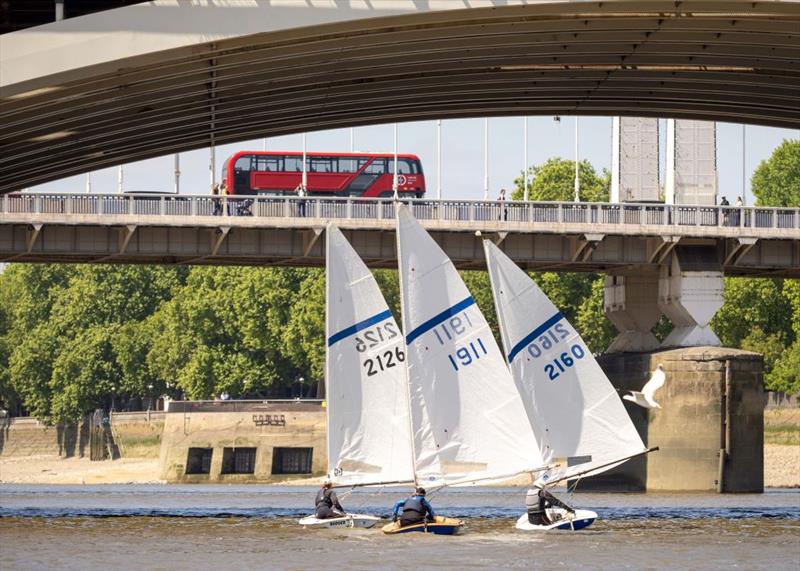 Grosvenor and Chelsea Bridges in quick succession - Holt Streaker Golden Jubilee Tideway Race - photo © BR Sailing Photography