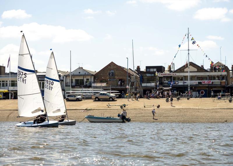 Close finish in front of Ranelagh SC - Holt Streaker Golden Jubilee Tideway Race - photo © BR Sailing Photography