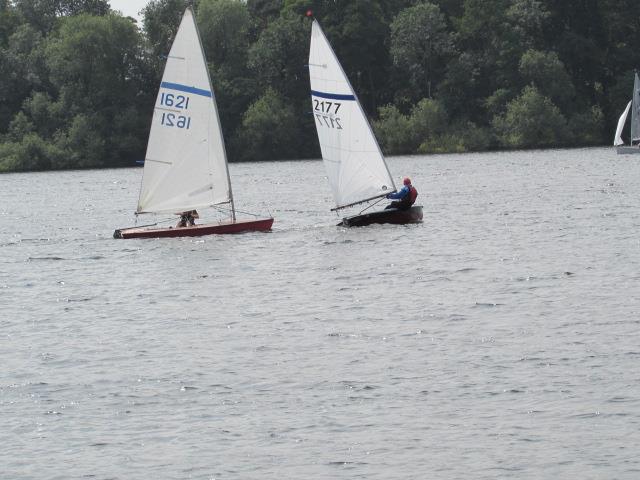 Pete Coop (Streaker, 2177) wins the Border Counties Midweek Sailing Series at Shropshire Sailing Club - photo © Brian Herring