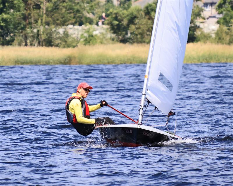 Pete Coop, current Series leader - Border Counties Midweek Sailing Series at Bala - photo © John Hunter