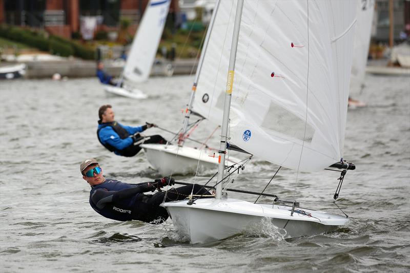 Nathan Clark ahead of Julian Hood - Streaker HD Sails Southern Paddle and East Anglian Series at Waveney & Oulton Broad YC photo copyright Karen Langston taken at Waveney & Oulton Broad Yacht Club and featuring the Streaker class