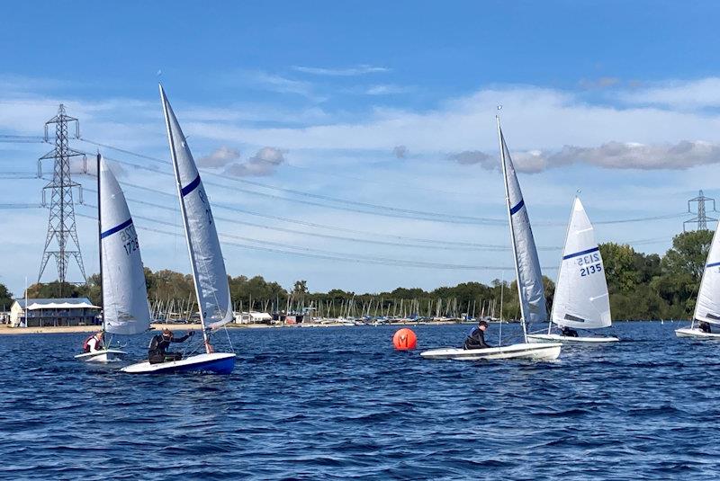 Streaker racing at Burghfield SC photo copyright Peter Blackman taken at Burghfield Sailing Club and featuring the Streaker class