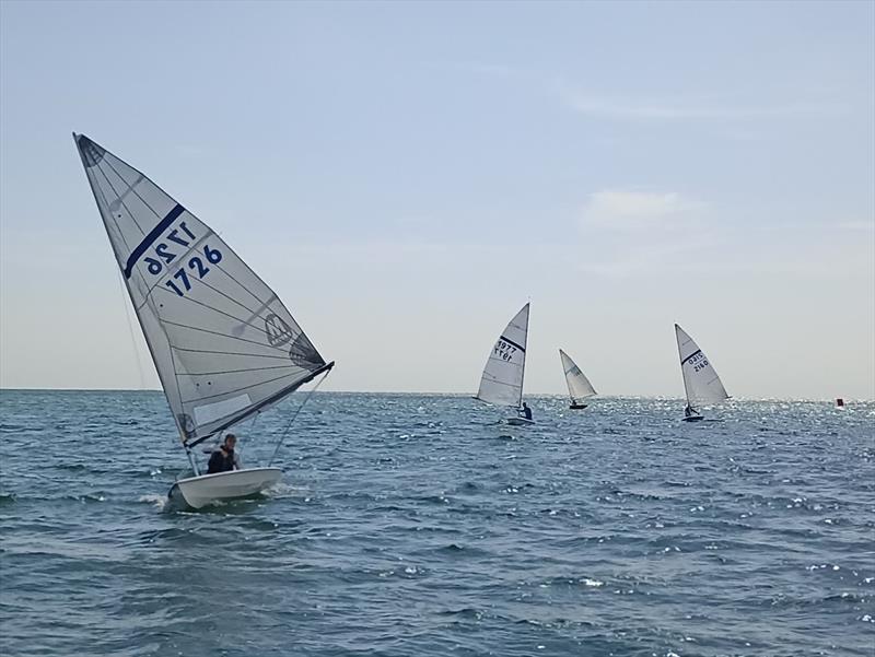 Ian Morgan comfortably wins race 3 at the Arun YC Streaker Open - photo © Sue Firth