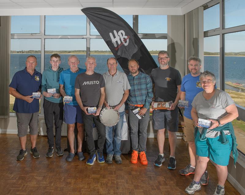 Gold, Silver and Bronze fleet prize winners in the Streaker Inlands at Grafham Water SC - photo © Paul Sanwell / OPP