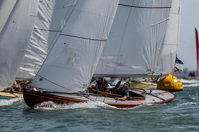 Danny on day 7 at Aberdeen Asset Management Cowes Week photo copyright Paul Wyeth / www.pwpictures.com taken at Cowes Combined Clubs and featuring the Sunbeam class
