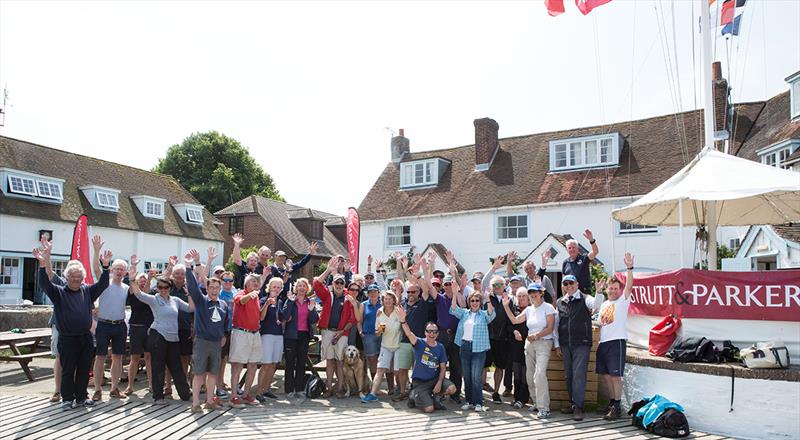 Solent Sunbeam fleet at Itchenor photo copyright Rupert Peace taken at Itchenor Sailing Club and featuring the Sunbeam class