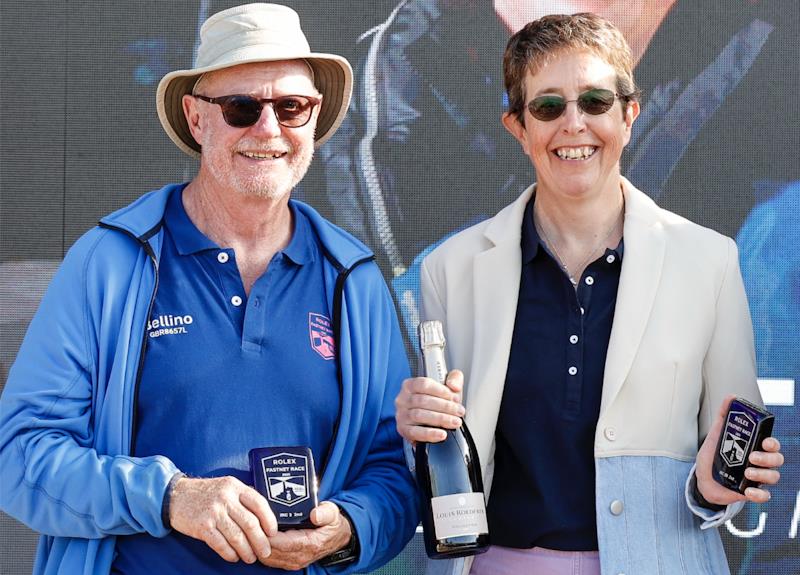 Topping the Sun Fast 3600 fleet, Rob Craigie's Bellino took second place in IRC Three, with Deb Fish also receiving the Maite de Arambalza Trophy - centenary Rolex Fastnet Race - photo © Paul Wyeth / RORC