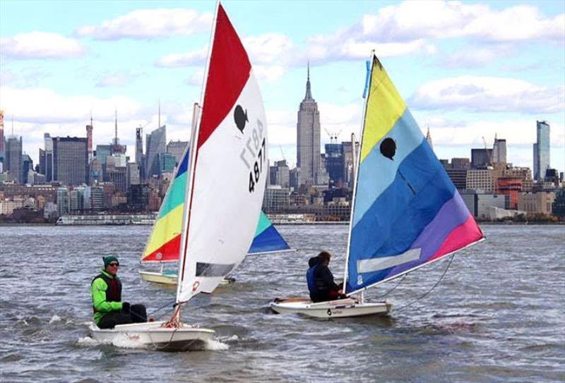 Frostbite Racing at Manhattan Yacht Club photo copyright Manhattan Yacht Club taken at Manhattan Yacht Club and featuring the Sunfish class