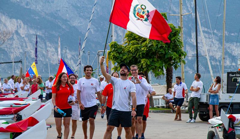 2022 Sunfish World Championship final day photo copyright Elena Giolai taken at Circolo Vela Torbole and featuring the Sunfish class