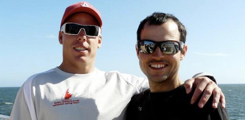 Canadian Olympic sailors Luke Ramsay and Lee Parkhill  photo copyright Sail Canada taken at Sail Canada and featuring the Sunfish class