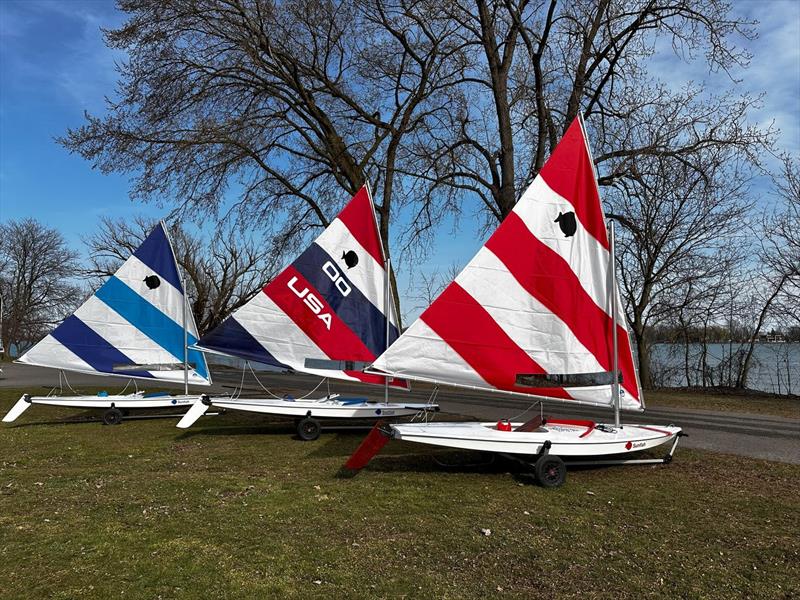 SERO Innovation in Marine City launches the first US-built Sunfish in years photo copyright SERO Innovation taken at  and featuring the Sunfish class