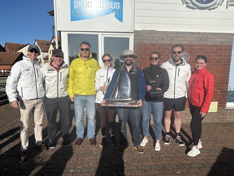 The Deloitte team on Hyde Sails win the 2024 YachtsandYachting.com Racing Series Final - photo © Terry Hunt