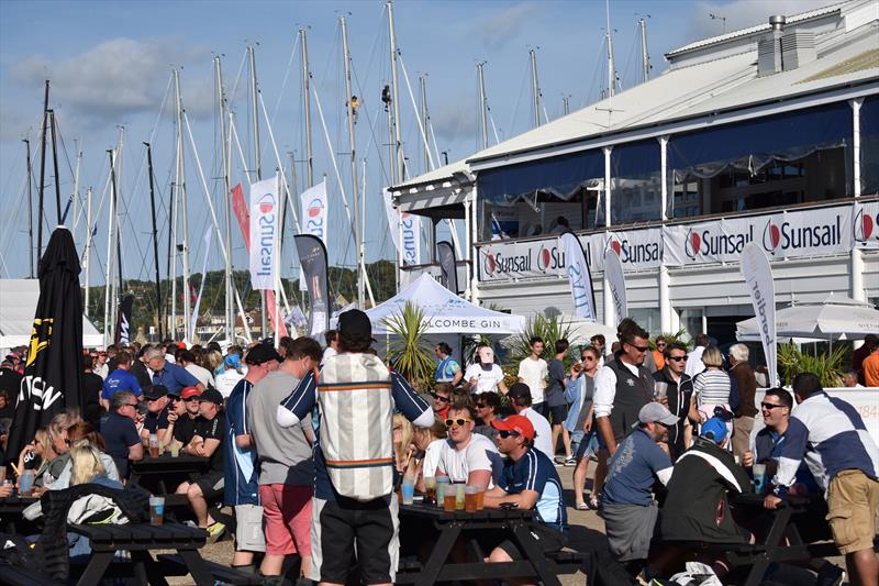 A huge Sunsail presence at Lendy Cowes Week 2017 photo copyright Sunsail taken at Cowes Combined Clubs and featuring the  class