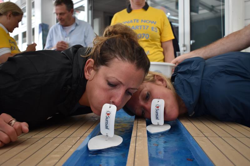 Sunsail gutter boat racing at Lendy Cowes Week 2017 - photo © Sunsail