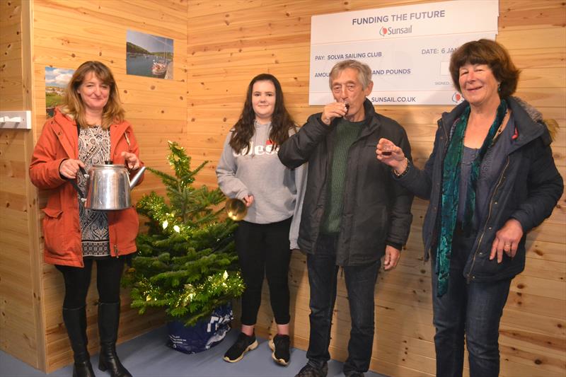 Solva Sailing Club's new changing rooms are officially opened photo copyright Helen Hughes taken at Solva Sailing Club and featuring the  class