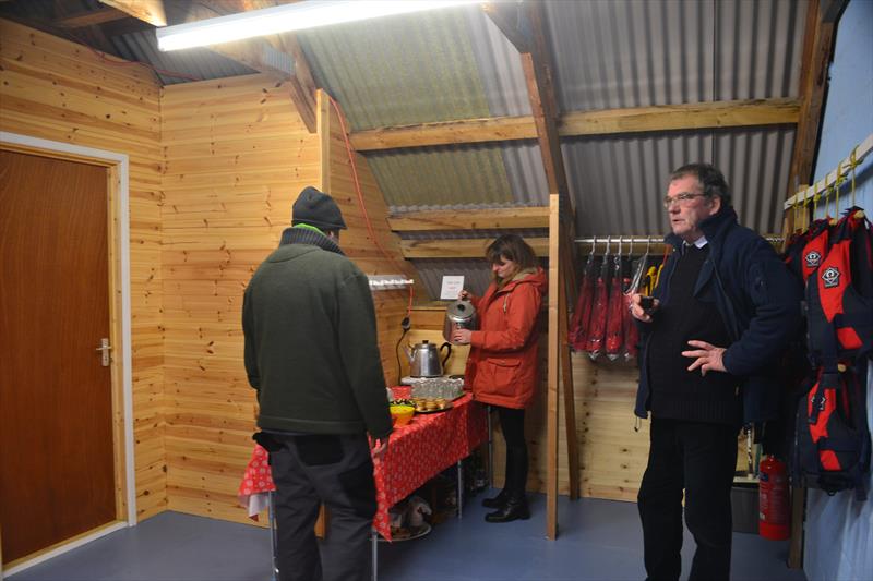 Celebrations as Solva Sailing Club's new changing rooms are officially opened - photo © Helen Hughes