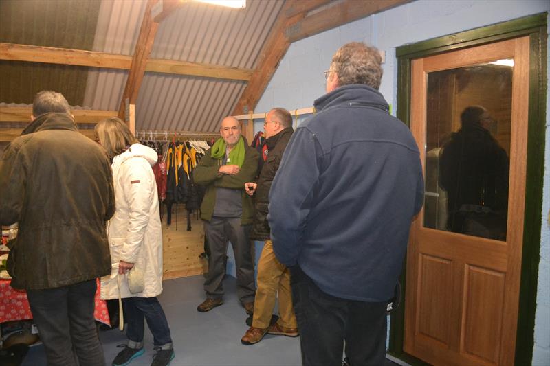 Celebrations as Solva Sailing Club's new changing rooms are officially opened photo copyright Helen Hughes taken at Solva Sailing Club and featuring the  class