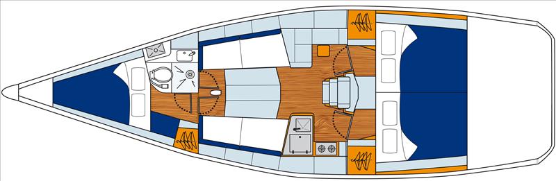 The Sunsail F40 is a thoroughbred racer/cruiser photo copyright Sunsail taken at  and featuring the  class