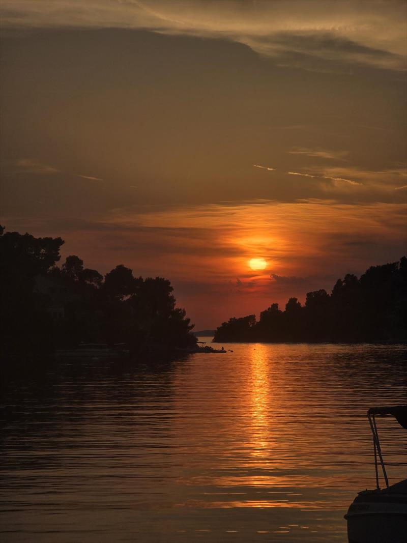 Anchorage at sunset, Croatia - photo © Sunsail