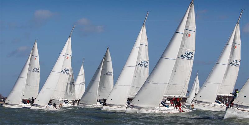 University students race in previous events photo copyright Paul Wyeth / www.pwpictures.com taken at  and featuring the Sunsail F40 class