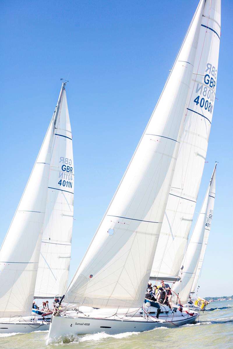 Yachts racing at Southampton Sailing Week photo copyright Southampton Sailing Week taken at  and featuring the Sunsail F40 class