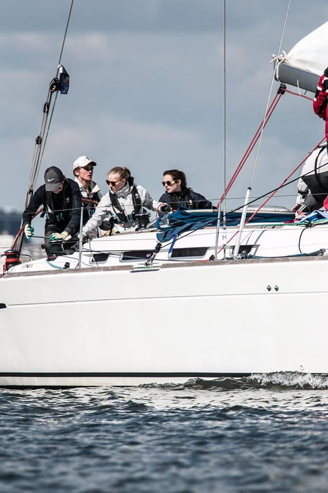 BUCS / BUSA Yachting Championships 2018 day 1 photo copyright Harry Bowerman Photography / harrybowerman.shootproof.com taken at Portsmouth Harbour Yacht Club and featuring the Sunsail F40 class