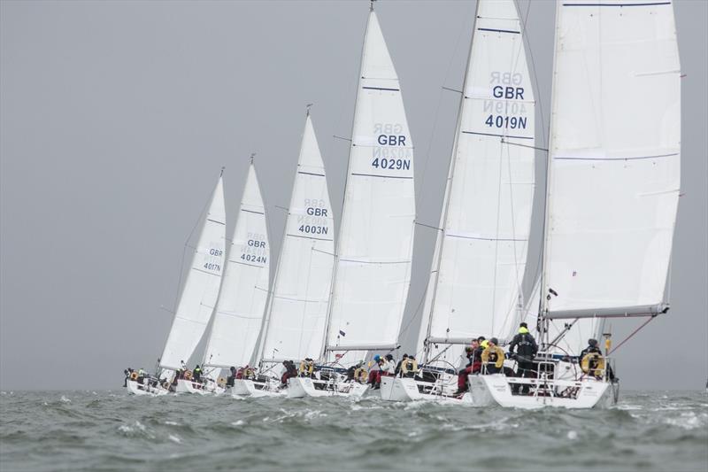 BUCS / BUSA Yachting Championships 2018 day 2 photo copyright Harry Bowerman Photography / harrybowerman.shootproof.com taken at Portsmouth Harbour Yacht Club and featuring the Sunsail F40 class